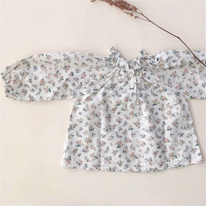 Floral Puff Sleeve Blouse