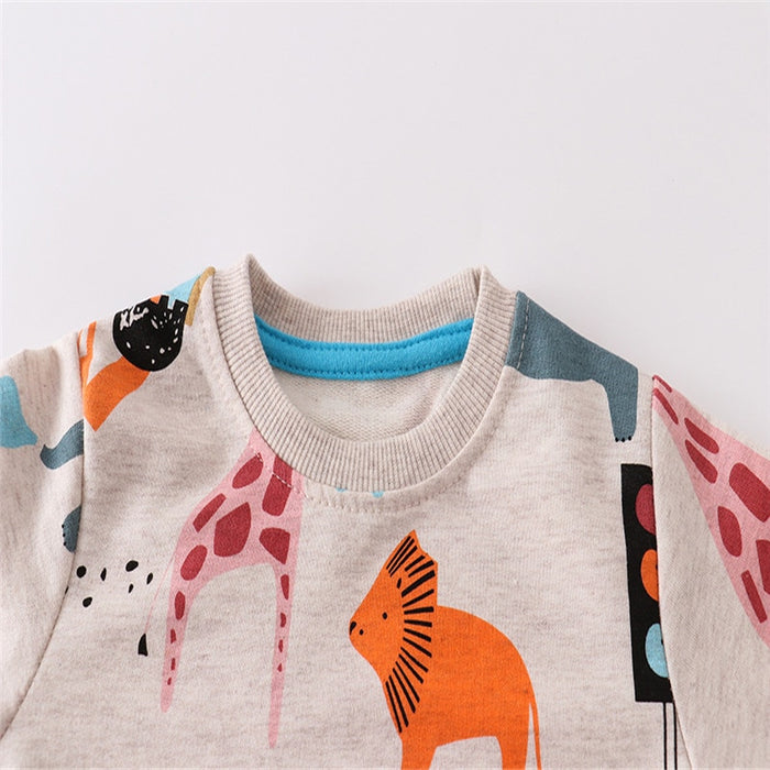 Colorful Print Sweatshirts