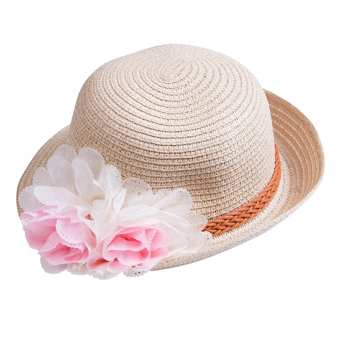 Stylish Floral Straw Hat