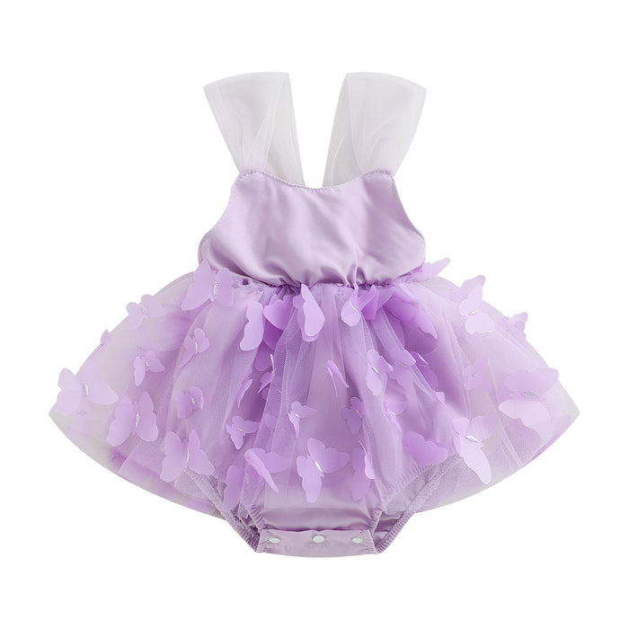 Butterfly Tulle Romper