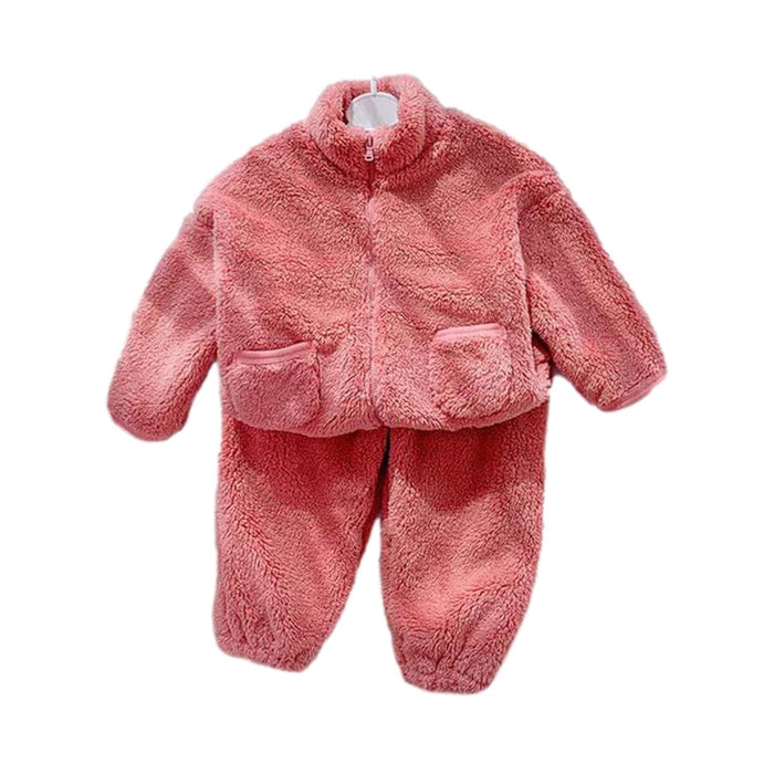 Kids Fleece Coat Set