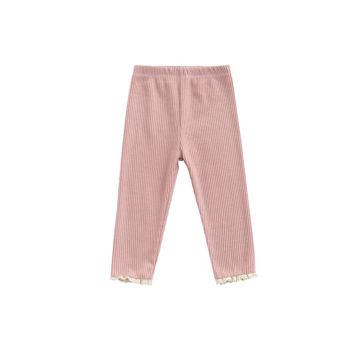 Solid Color Baby Trousers