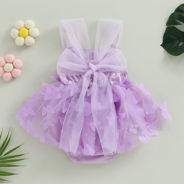 Butterfly Tulle Romper