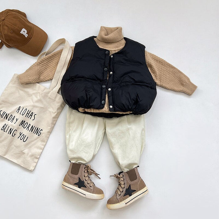 Autumn Breeze: Cozy Toddler Vest