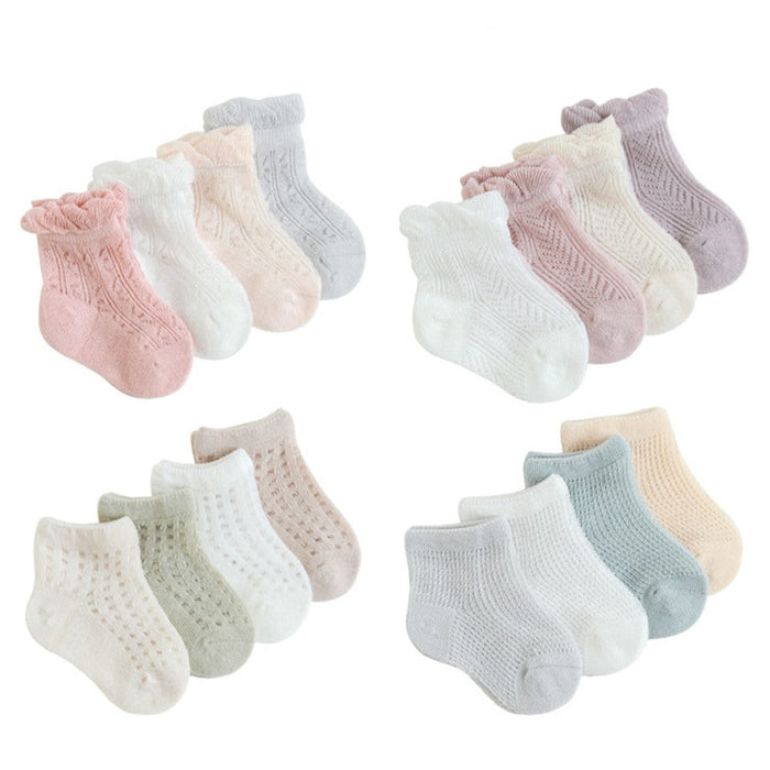 Summer Rich Cotton Baby Sock Set